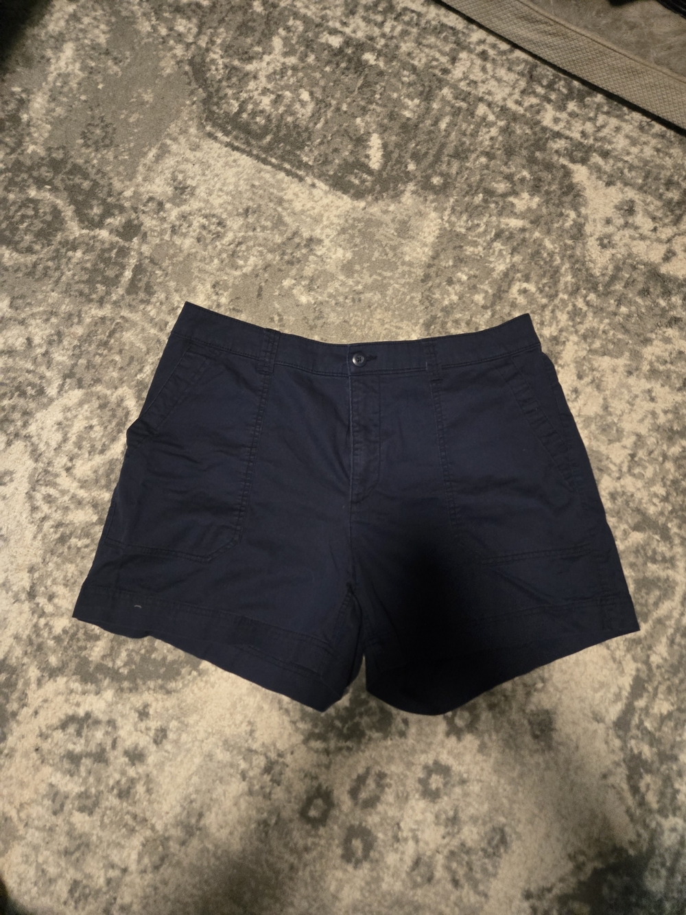 Old Navy Dark Navy Women's Pull-On Chino Shorts